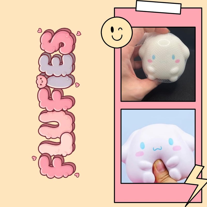 FUSKED Flufies Squishy Toy - Soft Stress Relief Squeeze Ball for Kids and Adults - Image 3